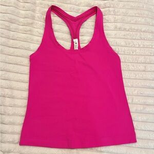 Lululemon Cool Racerback Short Tank Top Nulu Sonic Pink
